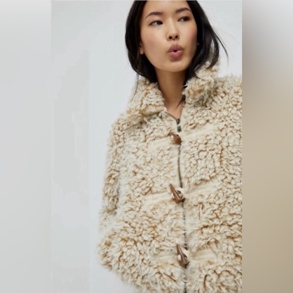 ANTHROPOLOGIE FAUX FUR JACKET